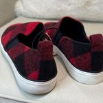 Gap Red and Black Checkered Sneakers Photo 6