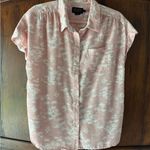 Pendleton Vintage  Pink Tencel Floral Midi Skirt & Button Down Shirt Matching Set Photo 1