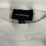 Who What Wear Ruffle Sleeve Sweatshirt - Size M Photo 1