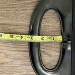 Guess Vintage Patent Leather Baguette Handbag Clutch Purse Black Photo 14