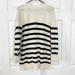 American Eagle  Oversized Button-Front Long-Length Cardigan Sweater Stripe Small Photo 5