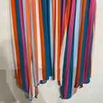 Torrid  Multicolor Striped Gauze Midi Strapless Dress Sz 2 Photo 3