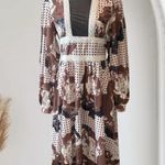 SHEIN X Cream Gown with Mock Neck Size L Photo 2