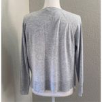 ZARA Lightweight Heathered Grey Knit Sweater Size Small Photo 2