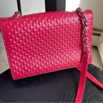 Tory Burch  Marion Embossed Shrunken Pink crossbody Bag Photo 3