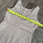 PacSun Lottie Moss plaid v neck mini autumn neutral dress Photo 3