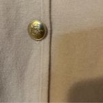 J.Crew  Giselle Cardigan Blazer Jacket Merino Cotton Womens Large Cream Photo 4