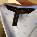 BCBGMAXAZRIA  Adele Blue Floral Wrap Dress Photo 7