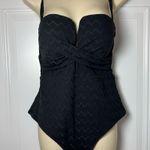 Cupshe Black Zigzag One-Piece Swimsuit XL Photo 0