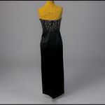 JASPER CONR AN Sexy Women's Long Evening Elegant Black Dress. Vintage Size 8 Photo 3