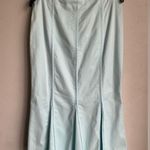 Biba Teal Mermaid Fit Midi Skirt Blue Size 10 Photo 0
