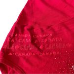 Cityscape Canada Vintage 90s Red Toronto Rhinestone Maple Leaf Novelty T Shirt Size L Photo 1