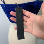 House of Harlow 1960 rhinestones crop top blue size M Photo 2