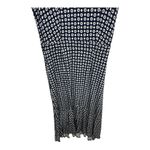 Downeast  Navy & White Floral Midi Dress Size Medium | Cottage Core Milkmaid Photo 2