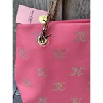 Juicy Couture  | Pink Rhinestone Logo Shoulder Bag w/ Charm & Coin Pouch Photo 2