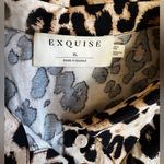Anthropologie Exquise  Cotton Blend
Relaxed Leopard Tobie Shirt Dress Size XLarge Photo 13