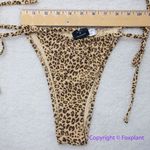 Thrills NEW Free People x mild animal print string bikini bottom, USA S Photo 5