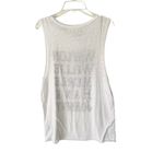 White Crow  Sleeveless Tissue T-Shirt Waylon Willie Merle Johnny Shirt size small Photo 2