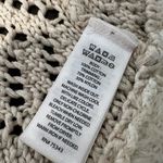 Max Studio Women’s Sz: M Open Knit Faux Fuzzy Edging Open Sweater Vest. Photo 8