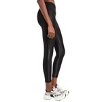 We Wore What  Active Splice Cire Shiny Black Leggings NWT Size M Photo 3