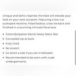 Two Sisters  Kate Lace Open Back Dress Photo 12