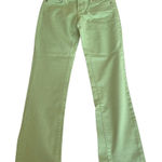 Garnet Hill Pistachio Green Denim Jeans Womens 6P Petite Slim StretcH GUC Photo 0
