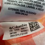 Columbia  Button Down Shirt Women’s Small Orange Plaid Western Cowgirl Fall Photo 4