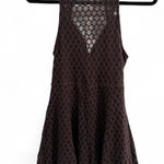 Silence + Noise Silence‎ + Noise Crochet Lace Brown Romper Photo 0