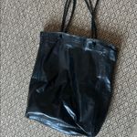 Rugby North America Black Genuine Soft Leather Sac Tote Shoulder Bag Photo 2