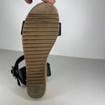 Soda Women's Black Espadrille Buckle Clog Wedge Platform Sandal Shoe 7 Summer Photo 5