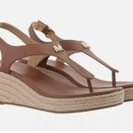Michael Kors Laney Logo Thong Wedge Sandals in size 9 New Photo 0