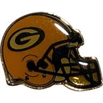 Green Bay Packers Vintage NFL Enamel Helmet Pin – Collectible Football Lapel Pin Photo 0