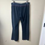 DKNY Velour Wide Leg Lounge Pants Sweatpants size Medium Black Photo 5