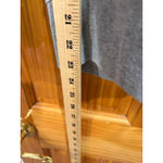 J.Crew Gold Floral Embroidered Sweatshirt Gray 100% Cotton Women’s Small Photo 4