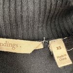 Soft Surroundings  size XS black turtleneck‎ sweater Photo 4