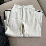 Black and White Sweater Pants Photo 3