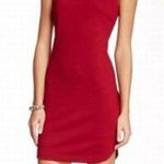 Trina Turk  women's size 8 stretchy sleeveless leather shoulder patch dress Photo 0