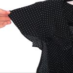 BCBGeneration Black & White Diamond Print Ruffle Mini Dress Photo 4