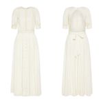 💕SPELL💕 Jolene Lace Cut Out Midi Dress ~ Antique White Medium M NWT Photo 9