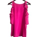 Umgee Women Top S Pink Ruffle Vibrant Girly Festival Vacay Resort Cruise NEW Photo 3