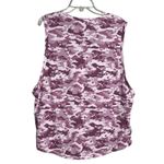 Fabletics Shirt Womens XXL Pink Purple Camo Janis Muscle Tank Top Athleisure Photo 1