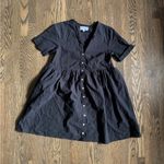 Tradlands black NELL MINI LINEN DRESS XS Photo 2