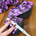 Crocs Siren Hyper Floral Platform Clogs Black Multi Women’s 8 NWOT Purple Black Photo 7