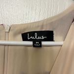 Lulus  French Countryside Blush Floral Print High Low Dress Size Med EUC #3269 Photo 7