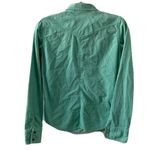 American Eagle  Outfitters Womens Size XS Blue Corduroy Snap Button L/S Blouse Photo 2