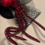 Red Spider Hat Black Lace Photo 3