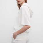 Club Monaco Terry Hoodie Pullover Top Photo 2