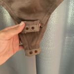 The Sang  size Large mocha colored bodysuit soft neutral basic Photo 2