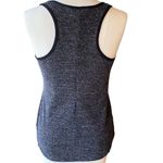 CAbi Charcoal Gray Flecked Black Racer Back Tank Top ~ Women's Size SMALL Photo 2