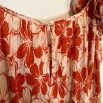 THE GREAT Cascade Dress in Burnt Red Hibiscus Flower Size undefined Photo 8